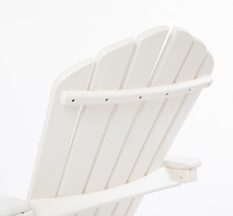 Deluxe Adirondack Chair with PULLOUT Ottoman by ResinTEAK