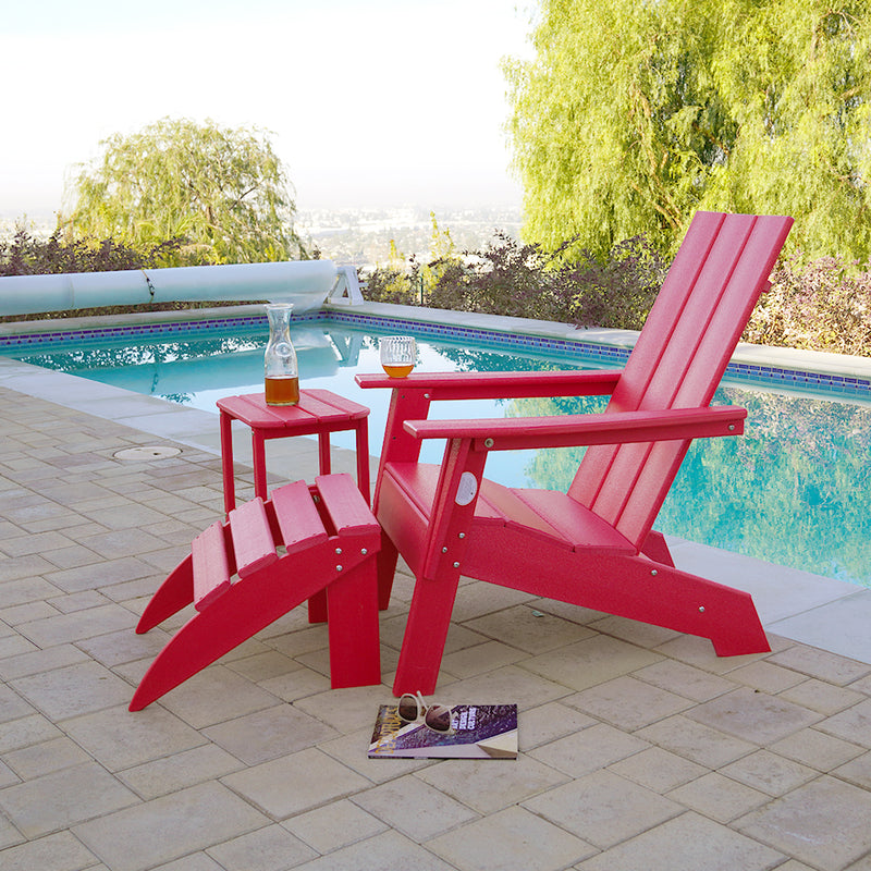 Modern Adirondack Chair by ResinTeak