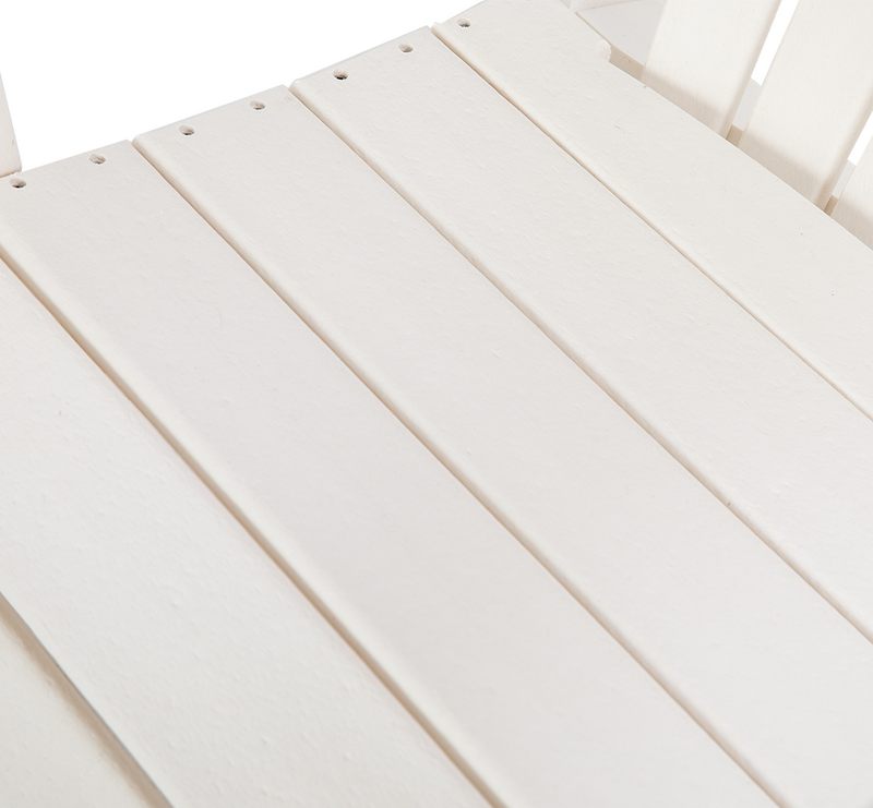 Deluxe Adirondack Chair with PULLOUT Ottoman by ResinTEAK