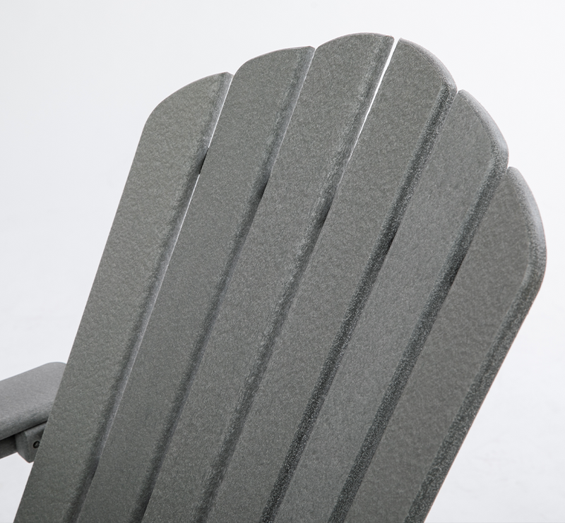 Deluxe Adirondack Chair with PULLOUT Ottoman by ResinTEAK