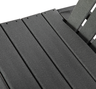 Deluxe Adirondack Chair with PULLOUT Ottoman by ResinTEAK