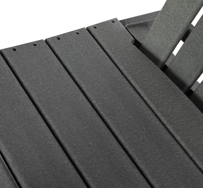 Open Box Deluxe Adirondack Chair with PULLOUT Ottoman by ResinTEAK