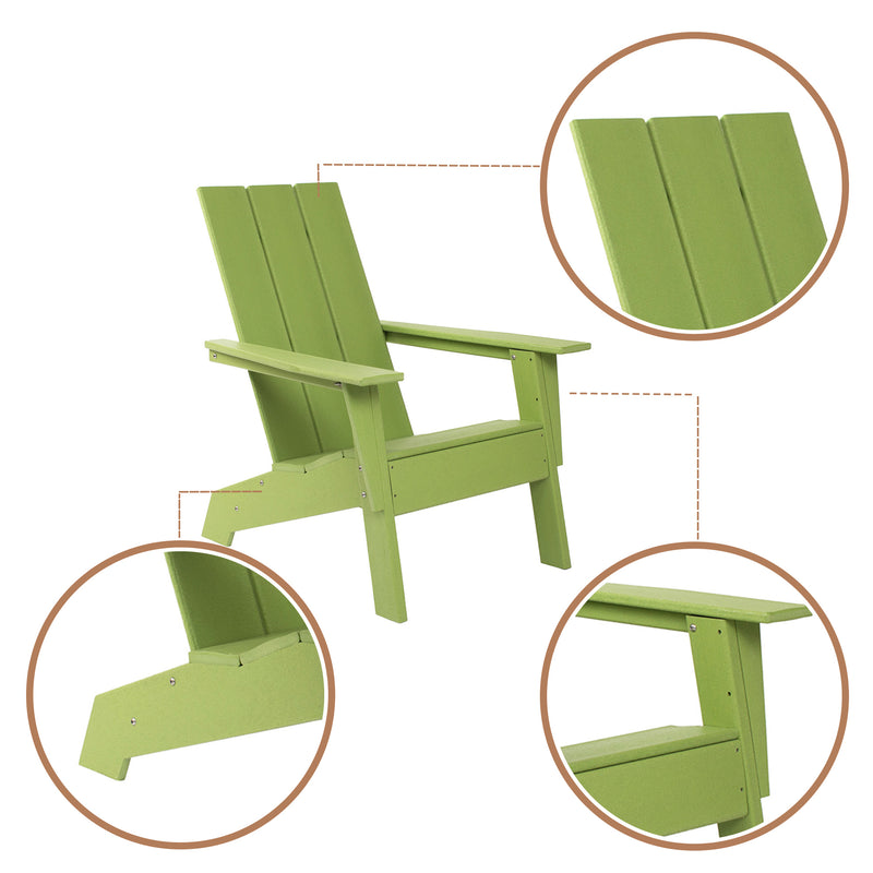 Modern Adirondack Chair by ResinTeak