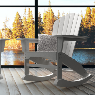 RESINTEAK Pacific Adirondack Rocking Chair