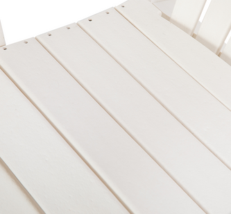 Deluxe Adirondack Chair with PULLOUT Ottoman by ResinTEAK