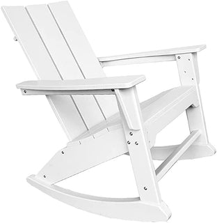 RESINTEAK Modern Adirondack Rocking Chair
