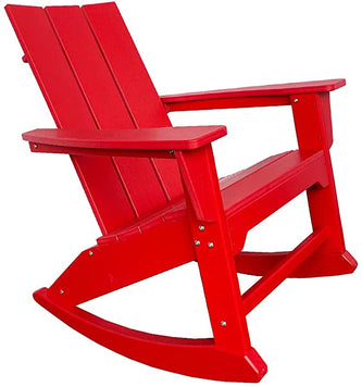RESINTEAK Modern Adirondack Rocking Chair