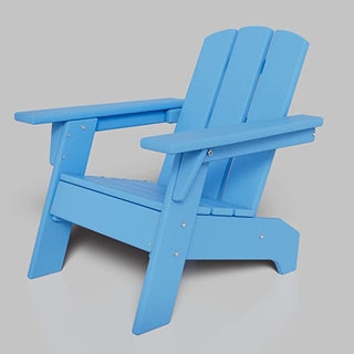 Sunny Sky All Blue ResinTEAK Child-Size Adirondack Chair