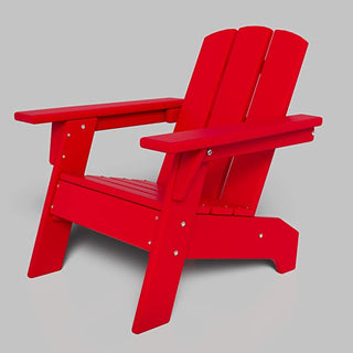 Mermaid's hair All Red ResinTEAK Child-Size Adirondack Chair