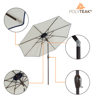 Outdoor/Patio Umbrella 9 ft. by PolyTEAK