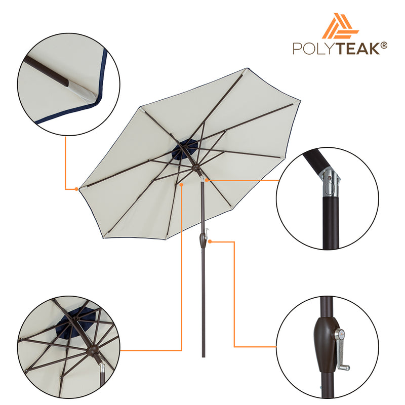 Outdoor/Patio Umbrella 9 ft. by PolyTEAK