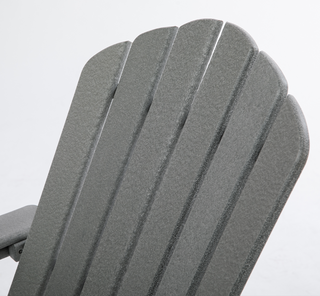 Deluxe Adirondack Chair with PULLOUT Ottoman by ResinTEAK