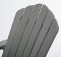 Open Box Deluxe Adirondack Chair with PULLOUT Ottoman by ResinTEAK