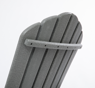 Deluxe Adirondack Chair with PULLOUT Ottoman by ResinTEAK