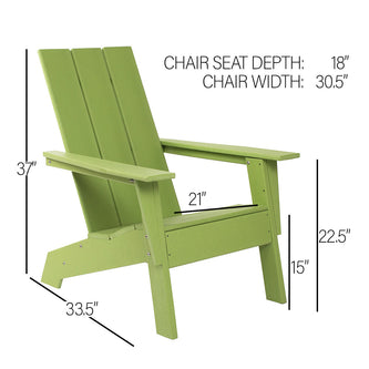 Modern Adirondack Chair by ResinTeak