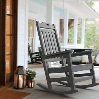 RESINTEAK New Classic Outdoor Rocking Chair