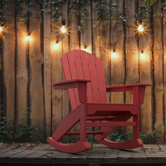 RESINTEAK Pacific Adirondack Rocking Chair