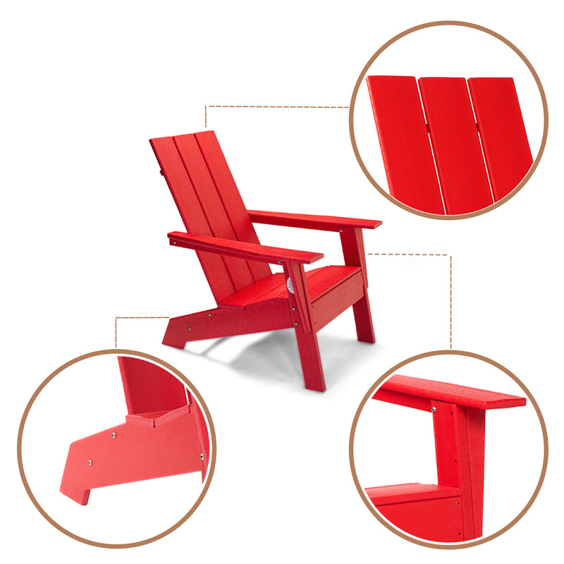 Modern Adirondack Chair by ResinTeak