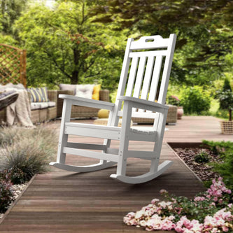 RESINTEAK New Classic Outdoor Rocking Chair